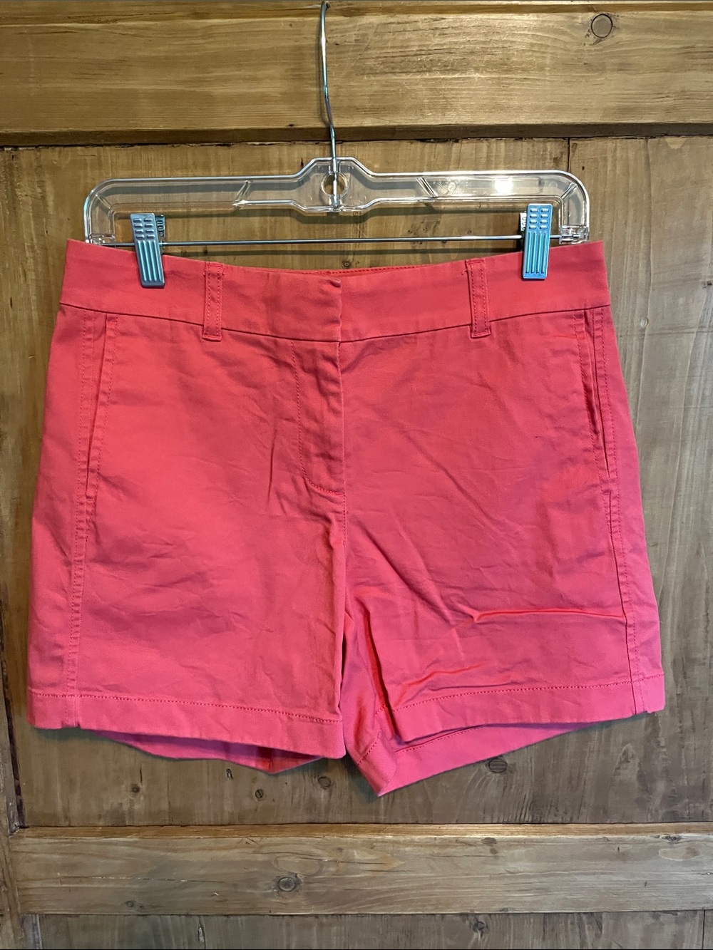 J. Crew Coral Pink Bermuda Shorts 5”